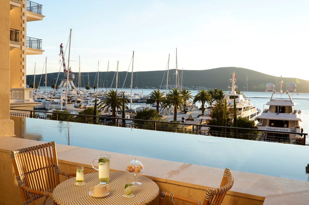 Tourist Wedding at Regent-Hotel-Porto-Montenegro---yacht